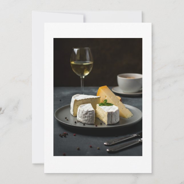 Invitation fromage et vin (Devant)