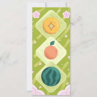 Invitation Fruit Decoration - Funky Cute Style