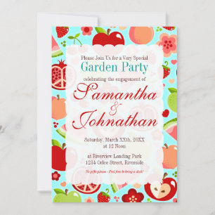 Invitation Fruits Cutie