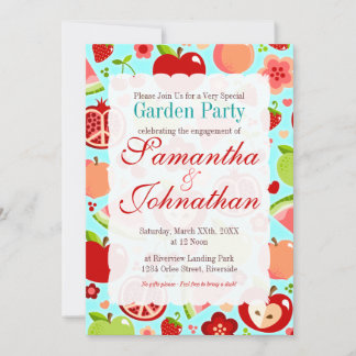 Invitation Fruits Cutie