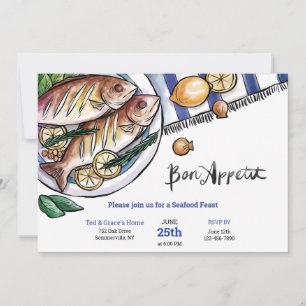 Invitation Fruits de mer du jour