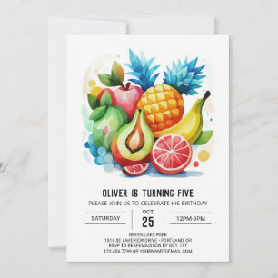 Invitation Fruits Juicy Watermelon en ligne Anniversaire