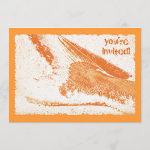 Invitation Fry de poissons à la Beach Party