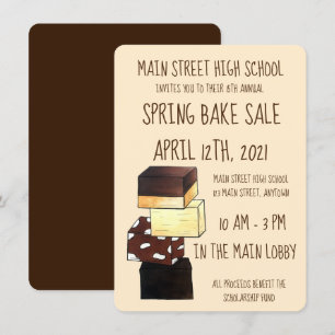 Invitation Fudge Confection Confection Vente de bonbons