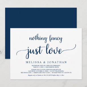 Invitation Fuite, Rien de Fantaisiste Juste de l'Amour, Bleu