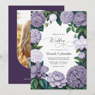 Invitation Fumée de Lavande, Cendre de Lilas & Mariage à la P