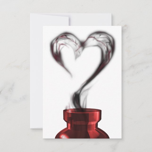 Invitation fumée de potion d'amour (Devant)