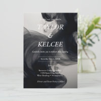 Fumée noire Mariage PERSONNALISABLE