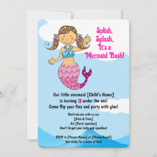 Invitation Fumée personnalisable Anniversaire Design Cheveux