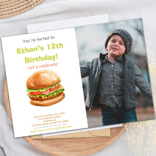 Invitation Fun BBQ Cookout Party Thème pour les enfants