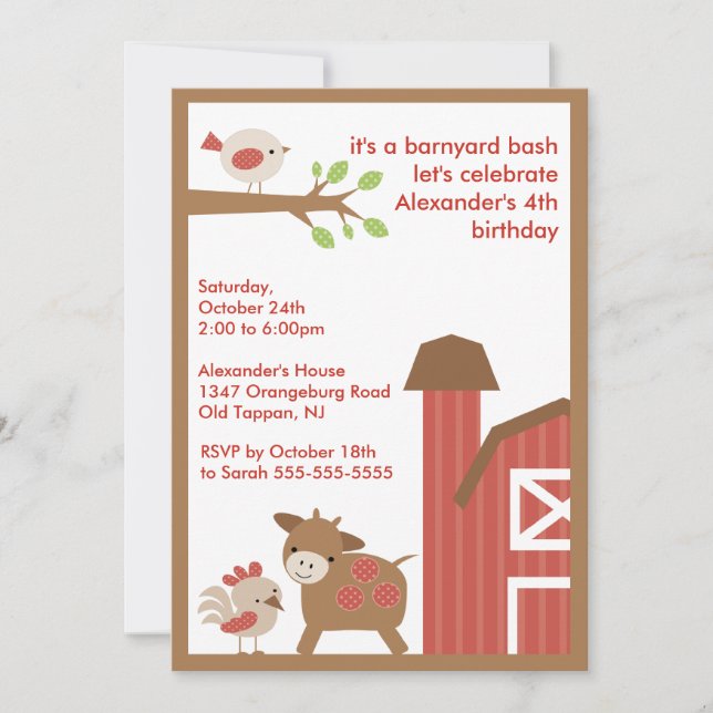 Invitation Fun Birthday Party (Devant)