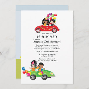 Invitation Fun Drive By Birday Party