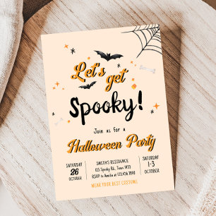 Invitation Fun Éffrayant Halloween