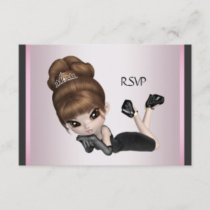 Invitation Fun Fave Diva RSVP