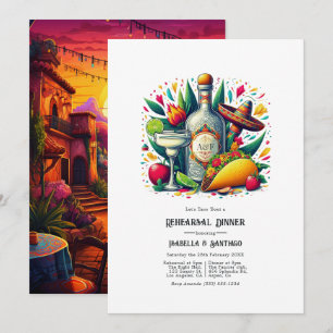 Invitation Fun Fiesta "Let's Taco 'Bout a Rehearsal Dinner"