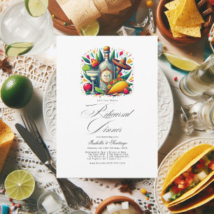 Invitation Fun Fiesta "Let's Taco 'Bout a Rehearsal Dinner"
