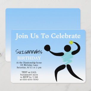 Invitation Fun Girls Softball Custom Birthday Party Invitatio