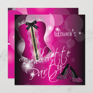 Invitation Fun Hot Pink