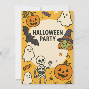 Invitation Fun Kids Halloween