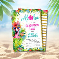 Fun Lush Tropical Graduation Luau