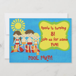 Invitation Fun Pool Party