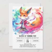 Fun Printable Renard Anniversaire