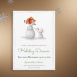 Invitation Fun Venez à Noël Snowman de grand-mère<br><div class="desc">Invitation de vacances mignonne et unique avec l'illustration d'une grand-mère bonhomme de neige avec son petit-fils ou sa petite-fille. Très mignon et doux à envoyer à vos amoureux cette saison de vacances et les invitation à dîner. Illustré et dessiné par Patricia Alvarez.</div>
