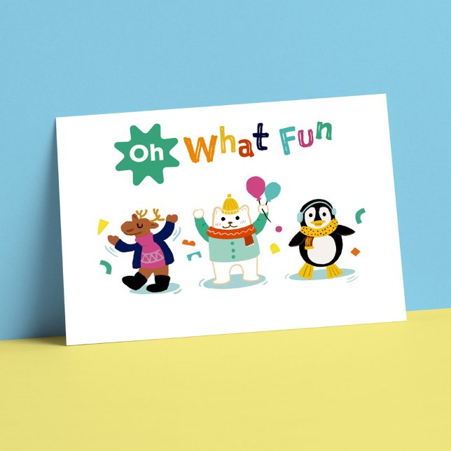 Invitation Fun Winter Wonderland Anniversaires de enfants Inv (Créateur téléchargé)