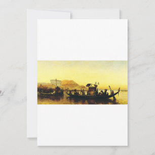 Invitation Funérailles d'une momie sur le Nil par Frederick A