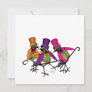 Invitation Funky Bird Boogie Party