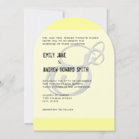 Funky Monogramme élégant gris jaune argent métal