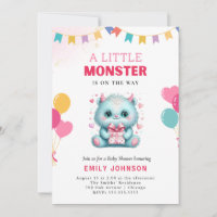 Funny Baby shower Monster