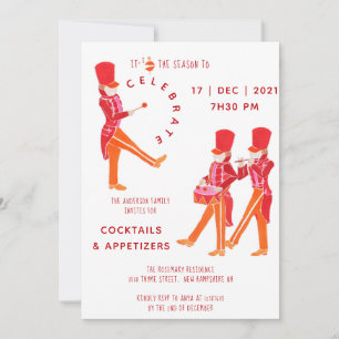 Invitation Funny Casse-noisette orange-rouge