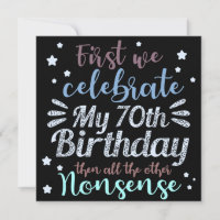 funny celebrating the 70th birthday