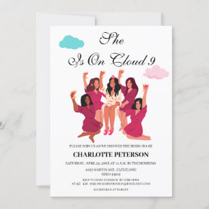 Invitation Funny Cloud 9 Fête des mariées