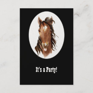 Invitations Faire Part Cartes Chevaux Anniversaire Drole Zazzle Fr