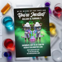 Funny Mad Chat Scientists Purrfect Anniversaire