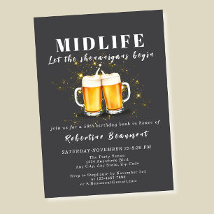 Invitation Funny Midlife Crisis Shenanigans 50e anniversaire