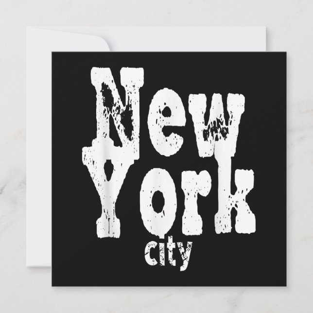 Invitation Funny New York City (Devant)