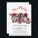 Invitation Funny Santa Claus Merry Christmas Little Party<br><div class="desc">Funny Santa Claus Merry Christmas Little Party Invitation.</div>