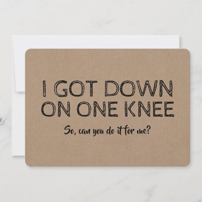 Invitation Funny Sincere Groomsman ou Best Man (Devant)