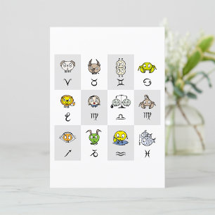 Invitation Funny Zodiac