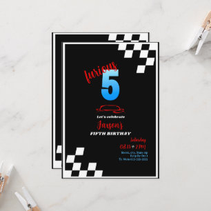 Invitation Furieux de 5 ans