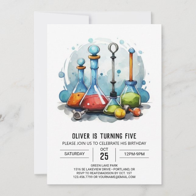 Invitation Fusion scientifique du laboratoire modifiable Anni (Devant)