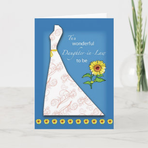 Invitation Futur beau-fille Shower de Fiançailles Tournesol