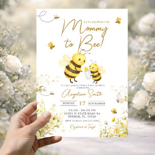 Invitation Futur Maman Abeille à Bébé Abeille Shower