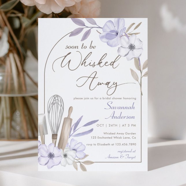 Invitation Futur Mariée Bientôt Emportée par les Fleurs (Créateur téléchargé)
