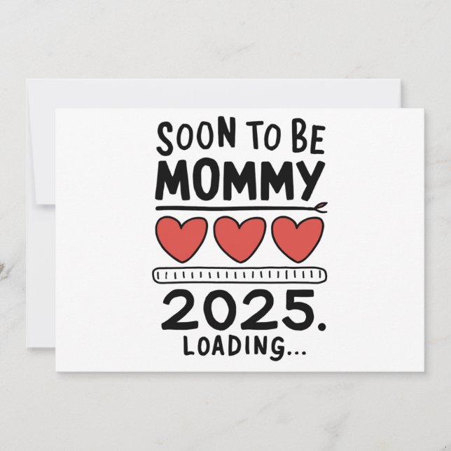 Invitation Future Maman 2025 Maman en Route Promotion Maman (Devant)