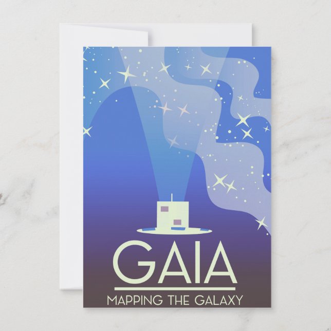 Invitation GAIA Cartographie de l'Univers (Dos)