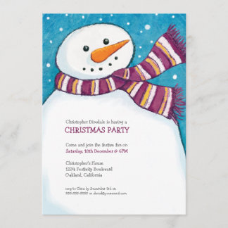 Invitation gaie de fête de Noël d'enfants du